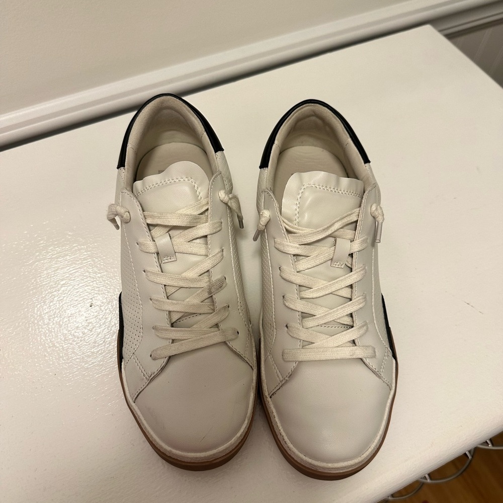 White Dolce Vita leather sneakers